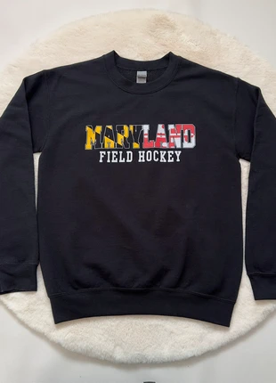 Pull sweat col rond noir, marque: Gildan, état: Très bon état, taille: S, 3,00 €, 3,85 € Protection acheteurs incluse