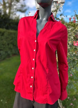 Camicia  Daniels&Korff Tg 44 ‘Red Velvet Confidence Shirt’, merk: Daniels & Korff, staat: Heel goed, maat: L / 40 / 12, € 19,00, € 20,65 inclusief Kopersbescherming