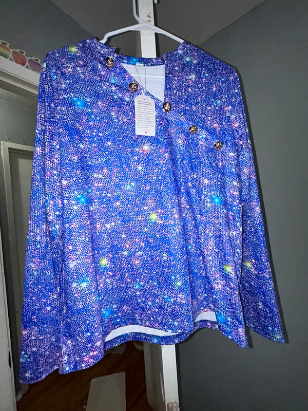 Galaxy print Shirt (S) 1