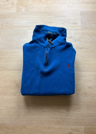 Pull Polo Ralph Lauren 1/4 Zip Bleu Royal – Logo Rouge – Taille 2XB (équiv. XL/XXL), marque: Ralph Lauren, état: Bon état, taille: XL, 45,00 €, 47,95 € Protection acheteurs incluse