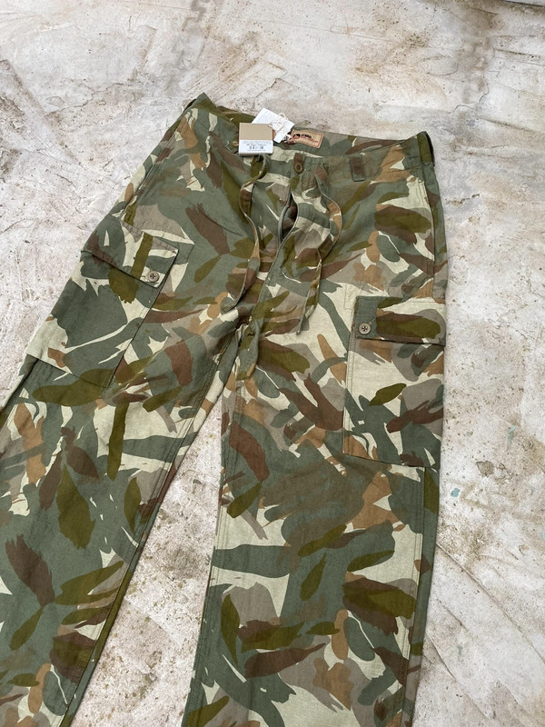 Nigel Cabourn Lybro Cam Dutch Pant Cotton Linen Camo 34 RRP £240