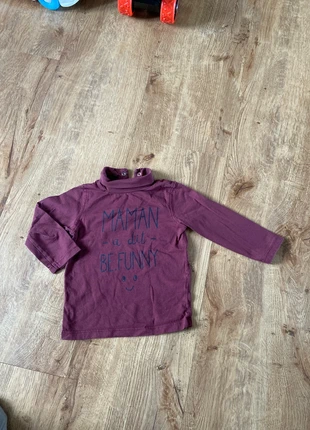 T-shirt col roulé 18 mois, marque: Gémo, état: Neuf sans étiquette, taille: 18-24 mois / 86 cm, 2,00 €, 2,80 € Protection acheteurs incluse