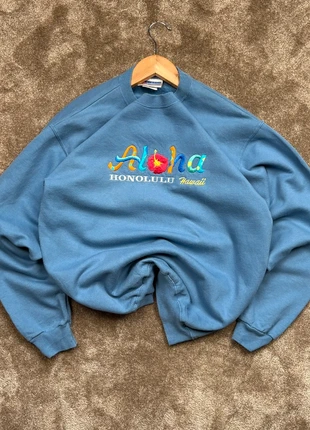 Hanes Aloha Honolulu Sweatshirt – Vintage USA – Small – Blue Hawaii Vibes, brand: Vintage Dressing, condition: Very good, size: S, €24.90, €26.85 includes Buyer Protection Pro