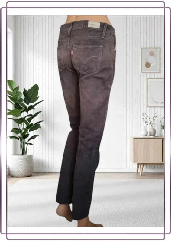 Jean Levis Strauss superlow 524 ,coupe slim ,taille basse ,extensible - photo numéro 2