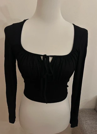 SHEIN Oberteil mit Bindedetail, merk: Shein, staat: Nieuw zonder prijskaartje, maat: S / 36 / 8, € 6,00, € 7,00 inclusief Kopersbescherming