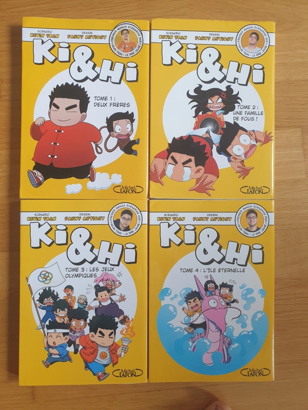 Lot de 4 Manga Ki & Hi Tome 1, 2, 3 et 4