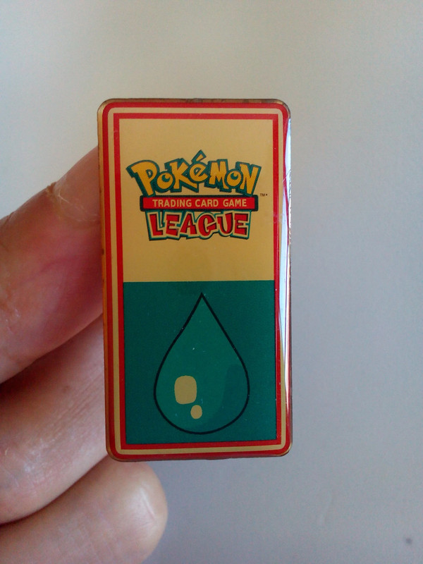 Pokemon League "Cascade" Blue Teardrop Vintage Enamel Metal Pin Badge | Vinted