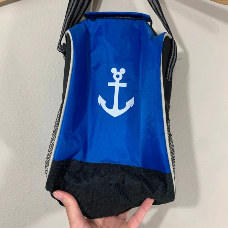 Disney Cruise Line Blue/Black Insulated Lunch Cooler 3