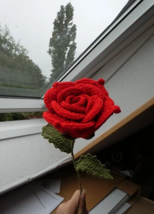 Grosse rose en crochet, brand: les petales de Lisa, condition: Very good, €10.00, €11.20 includes Buyer Protection Pro