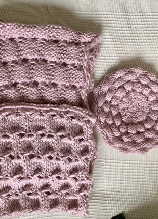 Set knitted hat and scarf , estado: Nuevo sin etiquetas, 7,50 €, 8,58 € Protección al comprador incluida