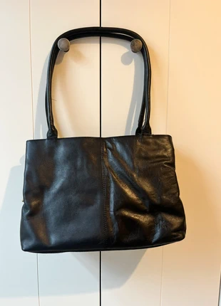 Mia Genuine Leather Black Shoulder Bag, brand: Mia, condition: Very good, £16.00, £17.50 includes Buyer Protection