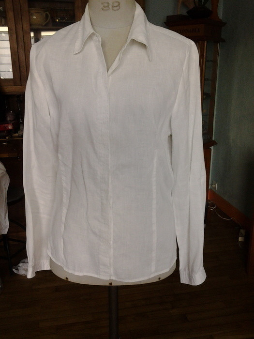 chemise en lin blanche mexx 1