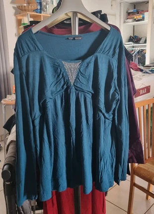 Chemisier femme taille 44/46, merk: Bodyflirt, staat: Goed, maat: XXL / 44 / 16, € 1,00, € 1,75 inclusief Kopersbescherming