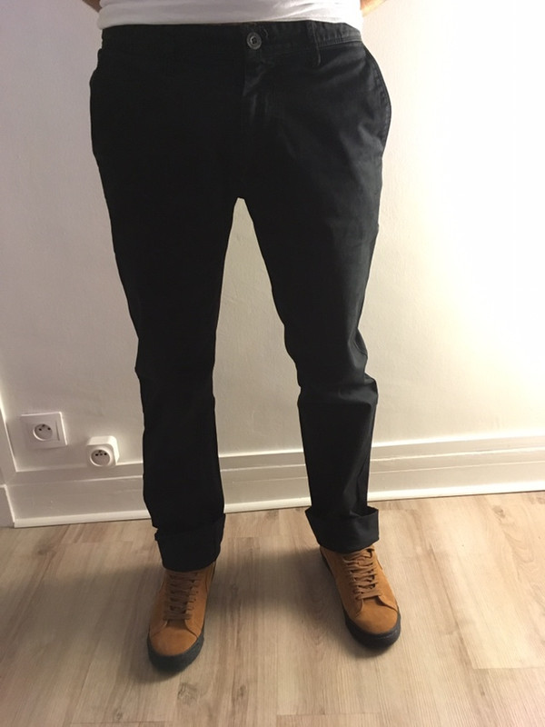 Pantalon Chino droit noir homme Zara taille (US) W32xL32 1