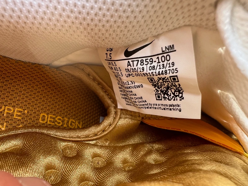 Nike air force 1 type blanche 40.5 - photo numéro 9