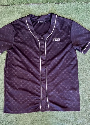 Vintage FSBN Baseball Jersey – Retro Streetwear Button Up, marca: FSBN, estado: Muito bom, tamanho: S, €2.00, €2.80 inclui Proteção do Comprador
