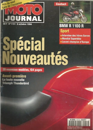 Moto Journal N°1151, condition: Good, €2.00, €2.80 includes Buyer Protection Pro