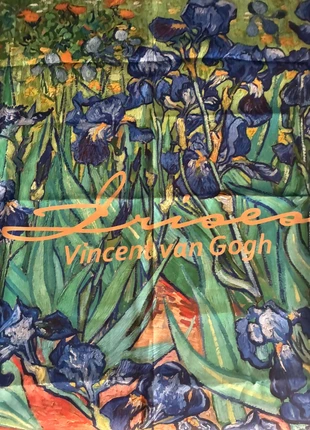 Foulard “Les Iris” Vincent van Gogh (70x70 cm), marca: Van Gogh, estado: Novo sem etiquetas, €24.99, €26.94 inclui Proteção do Comprador