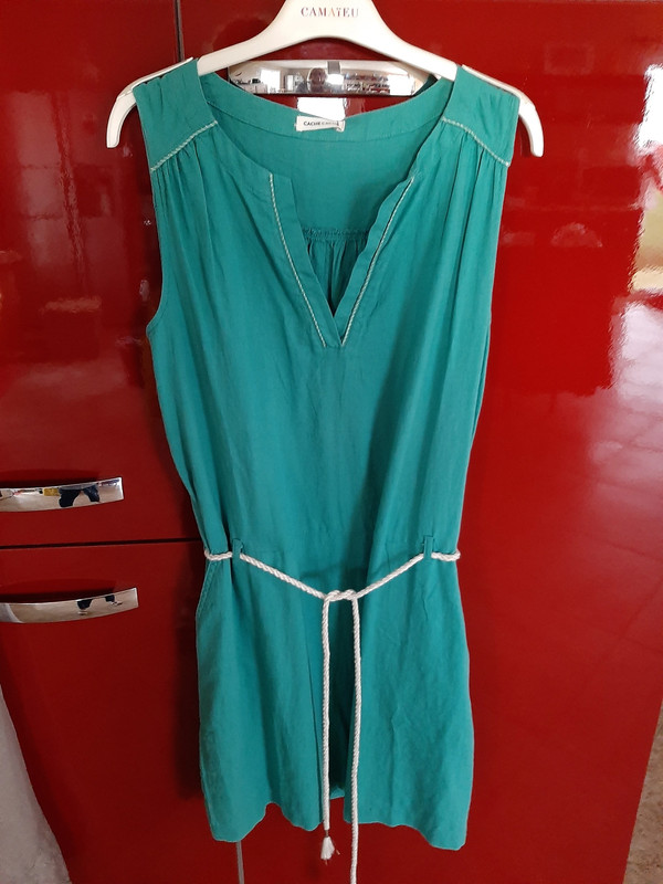 Robe "Cache Cache" Neuve Turquoise 40 1