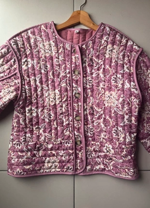 Veste matelassée rose à fleur, marca: je ne sais pas, estado: Muito bom, tamanho: M / 38 / 10, €19.00, €20.65 inclui Proteção do Comprador