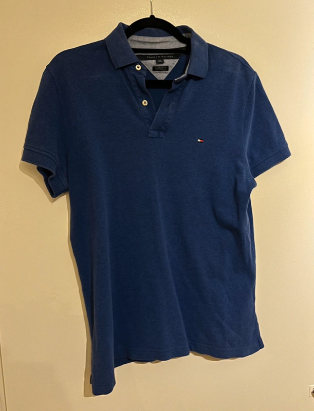 Blauwe Tommy Hilfiger polo 1