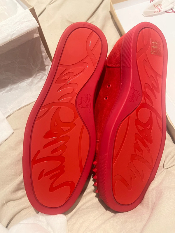 Louis junior spikes veau top velours