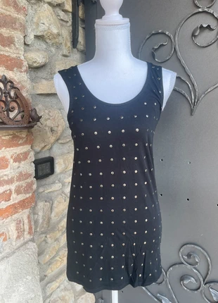 Canotta lunga Tezenis con borchie in acciaio – Taglia S, merk: Tezenis, staat: Goed, maat: S / 36 / 8, € 13,00, € 14,35 inclusief Kopersbescherming