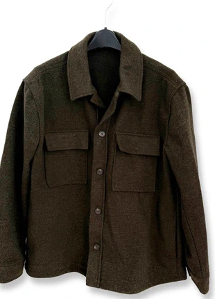 ZARA – Men's Felt Wool Shacket/Overshirt, merk: Zara, staat: Heel goed, maat: XL, € 24,00, € 25,90 inclusief Kopersbescherming