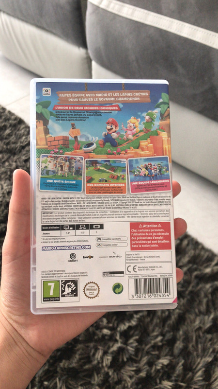 Jeux switch « mario + lapin cretins kingdom battle «