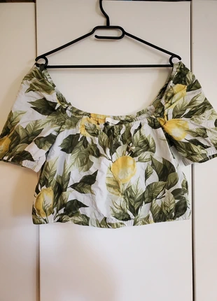Zitronen Croptop, brand: H&M, condizioni: Ottime, taglia: M / IT 42 / EU 38, €7.50, €8.58 include la Protezione acquisti