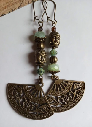 Sublimes BO Bouddha et son éventail 💚, brand: Bijouxdailleurs, condition: Very good, €15.50, €16.98 includes Buyer Protection