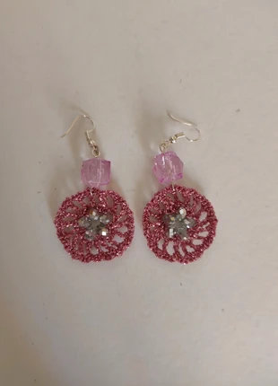 Orecchini rosa, condizioni: Nuovo senza cartellino, €6.00, €7.00 include la Protezione acquisti