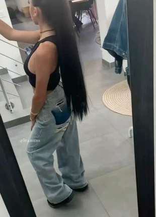 Jean troué à l’arrière, marke: sans marque, zustand: Sehr gut, größe: XL / 42 / 14, 11,00 €, 12,25 € inklusive Vinted-Käuferschutz