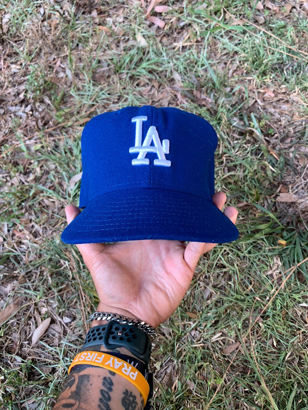 LA dodgers fitted New Era hat 7 1/2 1