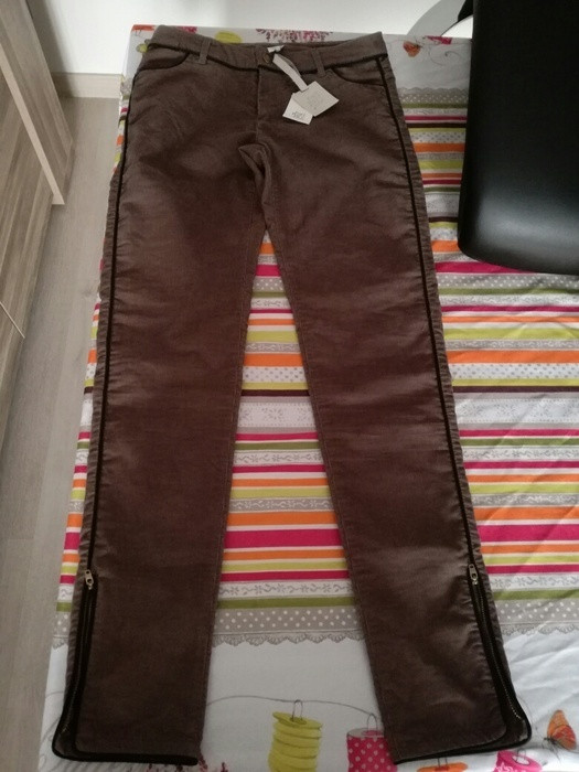 Pantalon brun style velours de la marque Karl Marc John 1