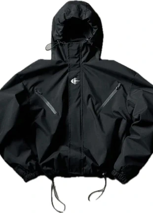 Veste noir technique | Y2K Streetwear, marque: y2k, état: Neuf sans étiquette, taille: M, 49,00 €, 52,15 € Protection acheteurs incluse