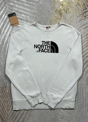 Sweat col rond the north face blanc logo brodé noir devant / derrière, brand: The North Face, condition: Very good, size: M, €24.00, €25.90 includes Buyer Protection Pro