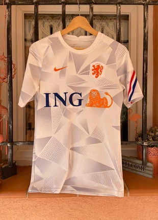 Maillot Pays-Bas entraînement 2020/2021 blanc Nike – Taille S - Officiel, marque: Nike, état: Très bon état, taille: S, 20,00 €, 21,70 € Protection acheteurs incluse