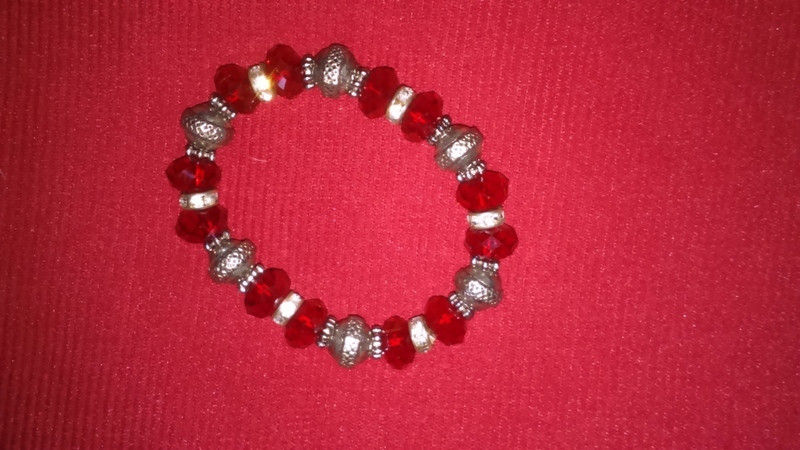 bracelets   femme rouge