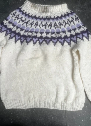 Pull blanc tricoté main XS, marke: Vintage Dressing, zustand: Zufriedenstellend, größe: XS, 1,00 €, 1,75 € inklusive Vinted-Käuferschutz