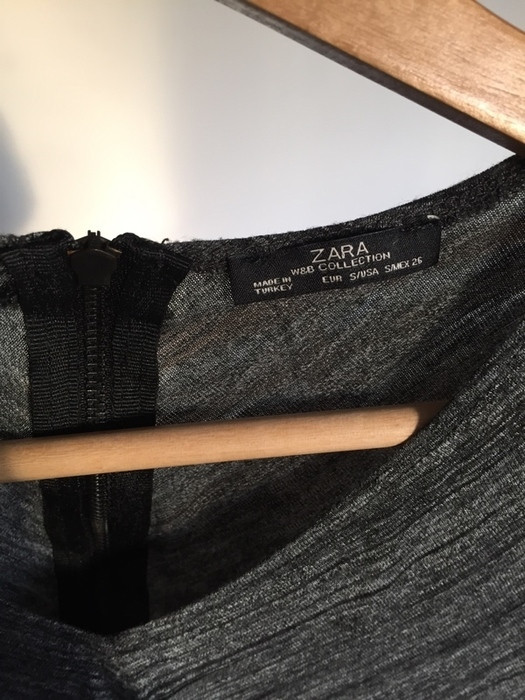 Tee-shirt Zara taille S noir, gris, blanc 4