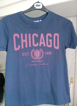 Navy printed t shirt size 10, brand: l amore courture, condition: New without tags, size: M / 10, £5.00, £5.95 includes Buyer Protection