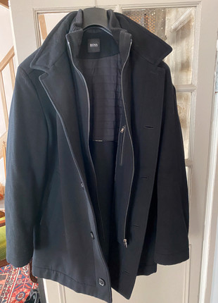 manteau 3 4 homme boss