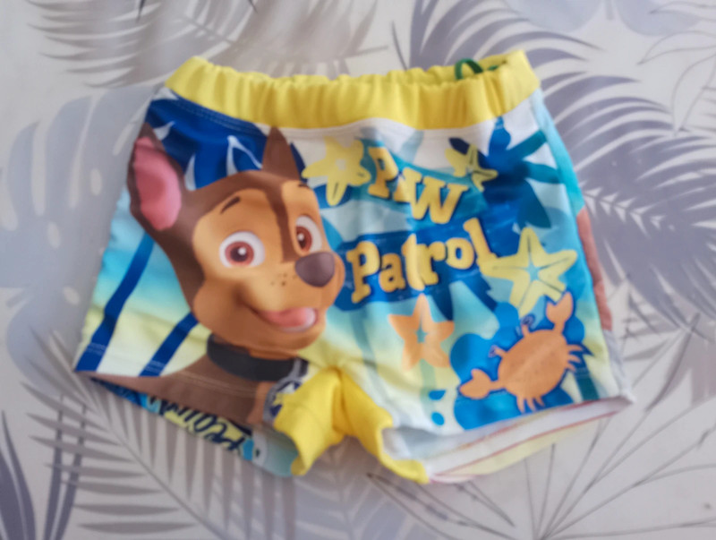 Maillot de bain pat patrouille garçon 3 ans 1