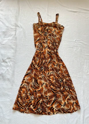 Robe longue vintage léopard, brand: Vintage Dressing, condition: Very good, size: S / 36 / 8, €24.00, €25.90 includes Buyer Protection