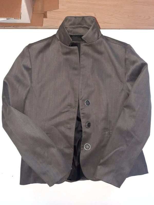 Blazer Didier Parakian gris anthracite, taille 40, très bon état