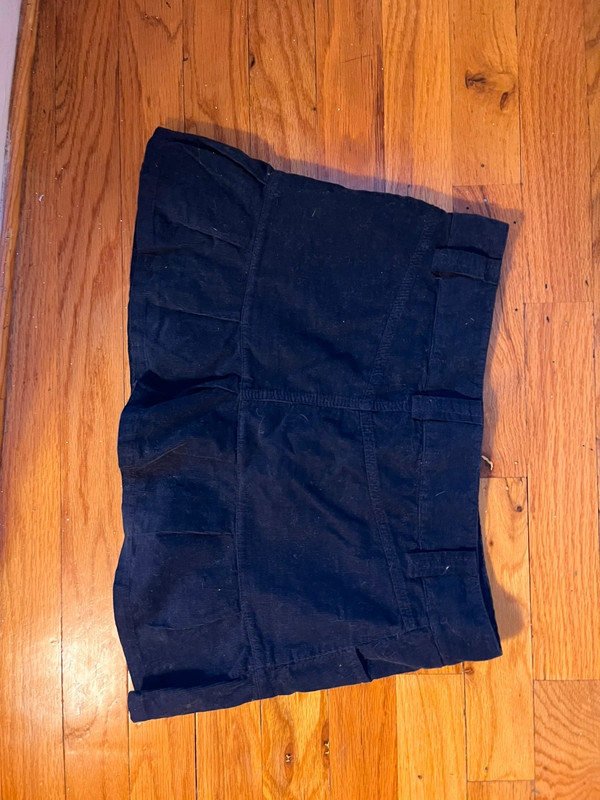 Navy blue mini skirt 4