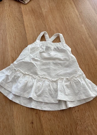 Zomer jurkje wit, marca: Hema, estado: Bueno, tamaño: 3-6 meses / 62 cm, 2,00 €, 2,80 € Protección al comprador incluida