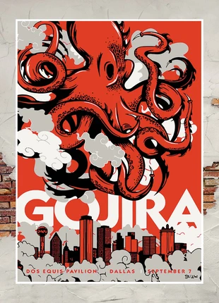 Affiche A3 Concert "Gojira", brand: Impression, condition: Very good, €5.49, €6.46 includes Buyer Protection