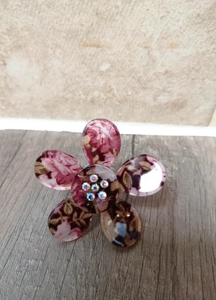 Pink and purple adjustable flower ring, brand: Fashion Jewelry, condition: New without tags, size: Adjustable, £1.00, £1.75 includes Buyer Protection